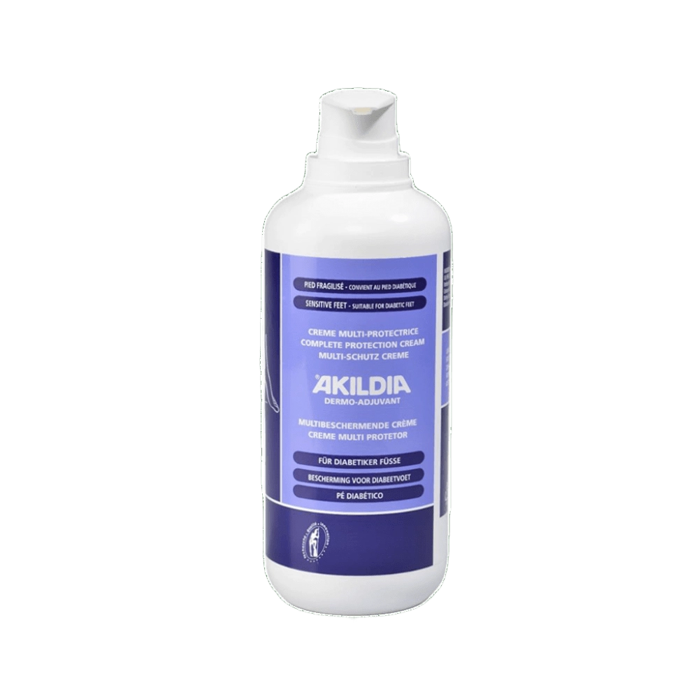 Akildia Profesional Crema Cuidado Pie Diabetico 500ml.