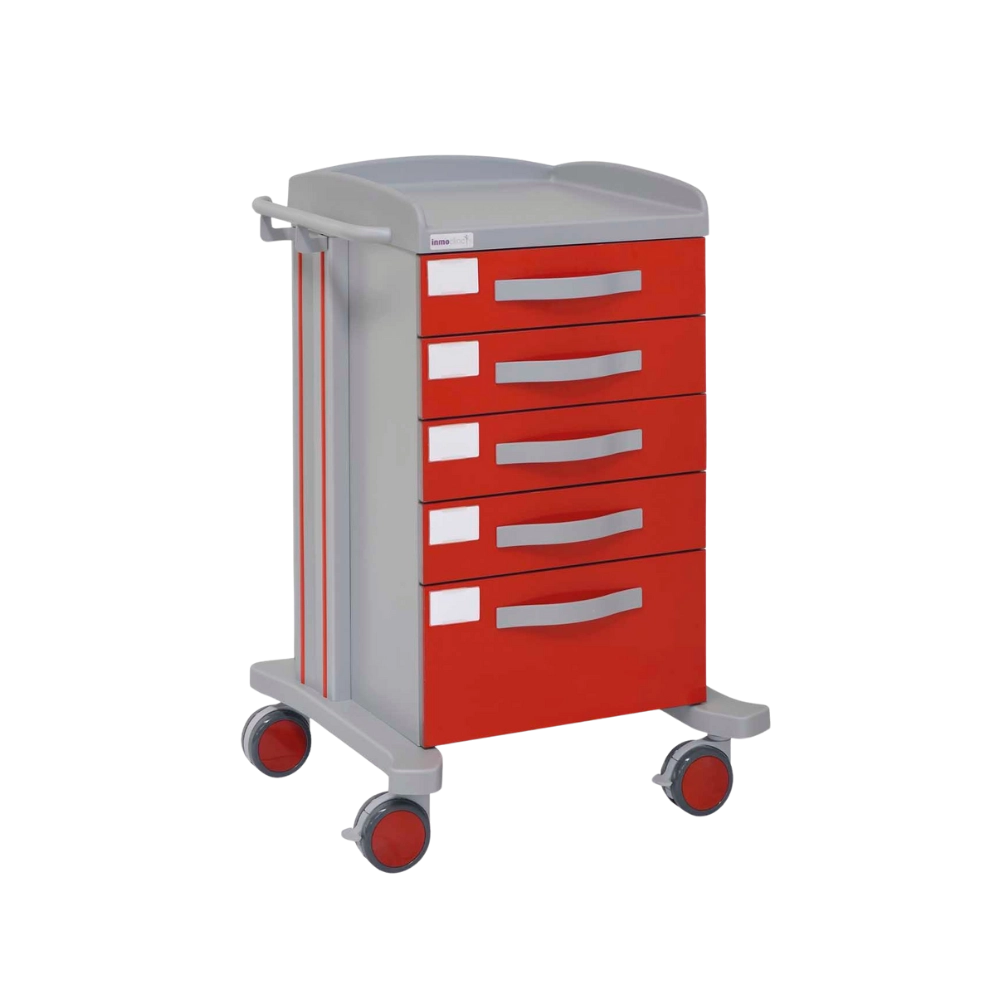 Carro Hospitalario 5  Cajones Empujador