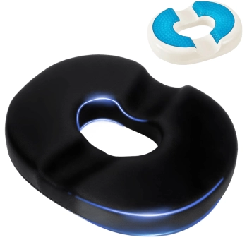 Cojin P/Coxis De Asiento Ergonomico Redondo con Gel