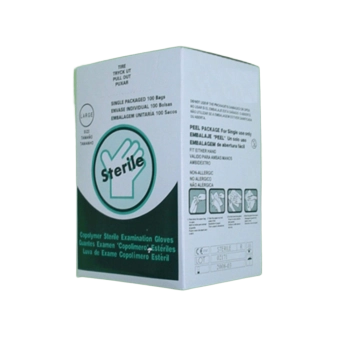 Guante Plástico Granulado Estéril