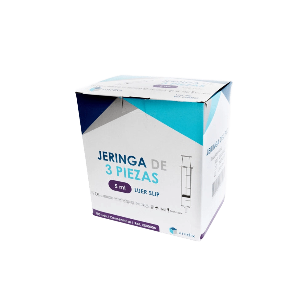 Jeringas 3 Cuerpos UNIDIX