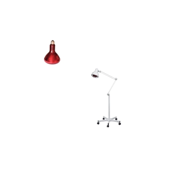 LÁMPARA INFRARROJOS 275 w. C/ TEMPORIZADOR Y SOPORTE RODABLE  - UNIDAD