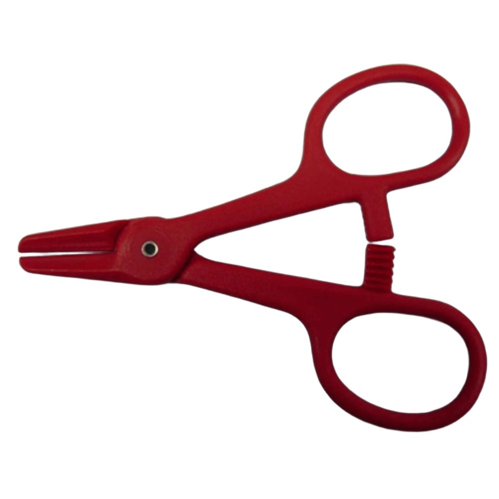 Pinza Desechable Clampa Tubos Pean Kocher Roja