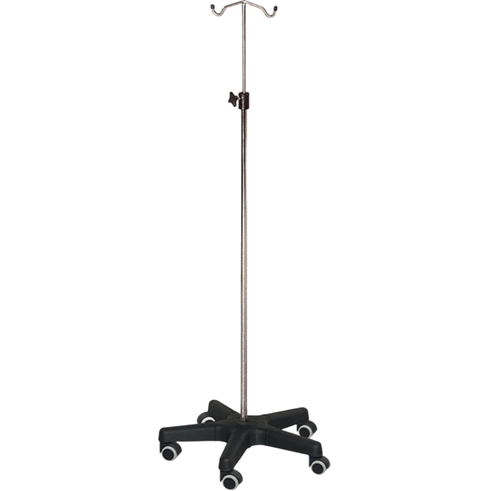 Portasueros 2 Colgadores Inox Base De Plastico Ruedas 50 mm.