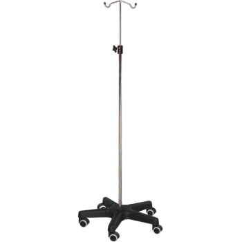 Portasueros 2 Colgadores Inox Base De Plastico Ruedas 50 mm.