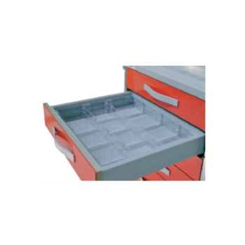 Separación 18 compartimentos carro hospitalario