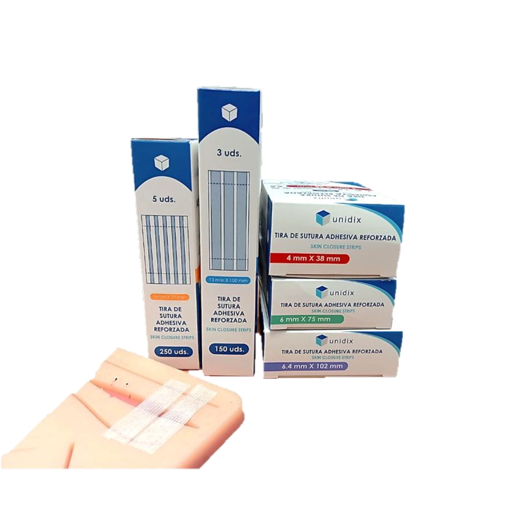 Tiras sutura adhesiva reforzada Unidix Tiras sutura adhesiva reforzada Unidix
